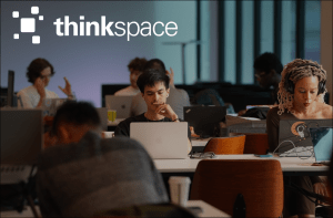 coworking space with people